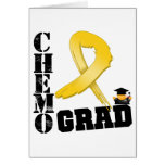 Childhood Cancer Chemo Grad Card
