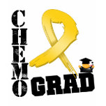 Childhood Cancer Chemo Grad t-shirts