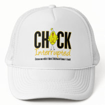 Childhood Cancer Chick Interrupted hats