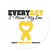 Childhood Cancer Every Day I Miss My Son stickers