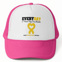Childhood Cancer Every Day I Miss My Twin Brother hats