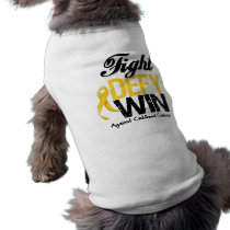 Childhood Cancer Fight Defy Win Dog Clothing
