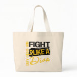 Childhood Cancer - Fight Like a Diva bags