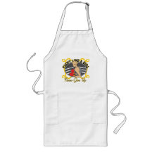 Childhood Cancer Fight Like A Girl Boxer Apron