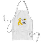 Childhood Cancer For My Granddaughter aprons