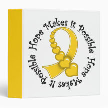 Childhood Cancer -  Hope Makes It Possible Binders