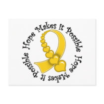 Childhood Cancer -  Hope Makes It Possible postcards