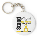 Childhood Cancer I Stand Alongside My Niece Key Chains
