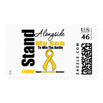 Childhood Cancer I Stand Alongside My Son Stamps