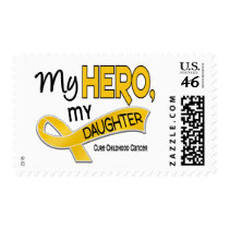 Childhood Cancer MY HERO MY DAUGHTER 42 postage