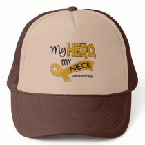 Childhood Cancer MY HERO MY NIECE 42 hats