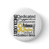 Childhood Cancer Oncologist Collage Button