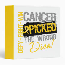 Childhood Cancer Picked The Wrong Diva Binder