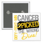 Childhood Cancer Picked The Wrong Diva buttons