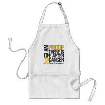 Childhood Cancer Proof There is Life After Cancer Aprons