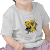 Childhood Cancer Sucks (Girl) Tee Shirt