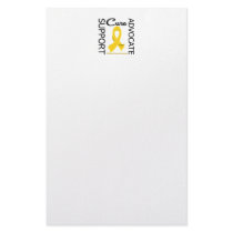Childhood Cancer Support Advocate Cure stationery