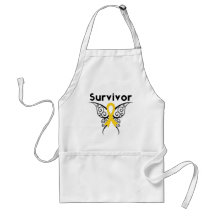 Childhood Cancer Survivor Tribal Butterfly Aprons