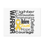 Childhood Cancer Warrior Collage Postcard