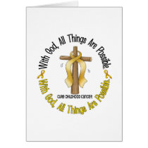 Childhood Cancer With God All Things Are Possible cards