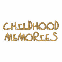 Childhood Memories Women's Embroidered Hoodie embroidered shirts by CreatureCreations Childhood Memories Women's Embroidered Hoodie embroidered shirts