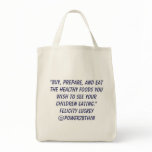 Childhood Obesity Solutions Canvas Bags