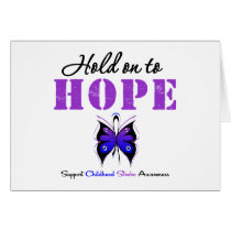 Childhood Stroke Hold On To Hope Card
