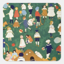 Children, 1908 pegatinas cuadradas