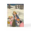"Children and an Angel" Christmas Card