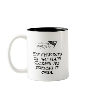 Children are starving zazzle_mug