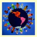 Children around the World Canvas Print: