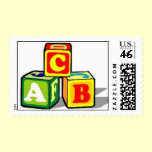 Children Blocks Postage Stamp stamps