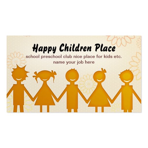 children business card