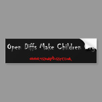 children_cry bumper stickers