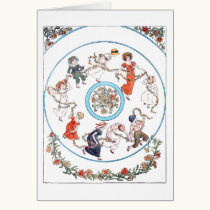 Children dancing in a ring cards