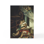 Children dreaming of toys greeting cards