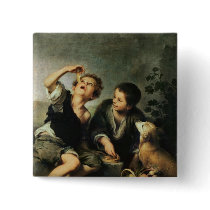 Children Eating a Pie, 1670-75 Button