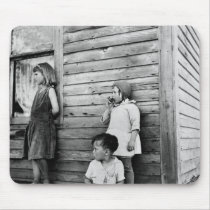 Children in Poverty: 1930s Mouse Pad