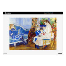 Children in the afternoon in Wargemont by Renoir Decal For 15" Laptop