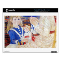 Children in the afternoon in Wargemont  by Renoir Decal For Netbook