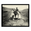 Children Inspecting a Kodak Camera 1902 posters by lc_vintagephotos Children Inspecting a Kodak Camera 1902 posters