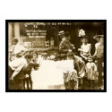 Children Licking Ice Blocks in New York City 1912 posters
