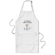Children Make Me Stupid aprons
