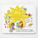 Children Matter - Teachers Care by Vera Trembach mousepads