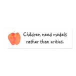 Les enfants ont besoin de modèles posters