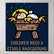 children need stable background poster