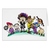 Children of Diversity! cards by Synnovea Children of Diversity! cards