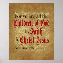 Children of God by Faith Print