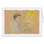 Children of Light Angel Boy Greeting Card
