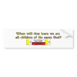 Children of the Same God 1 Bumper Sticker
